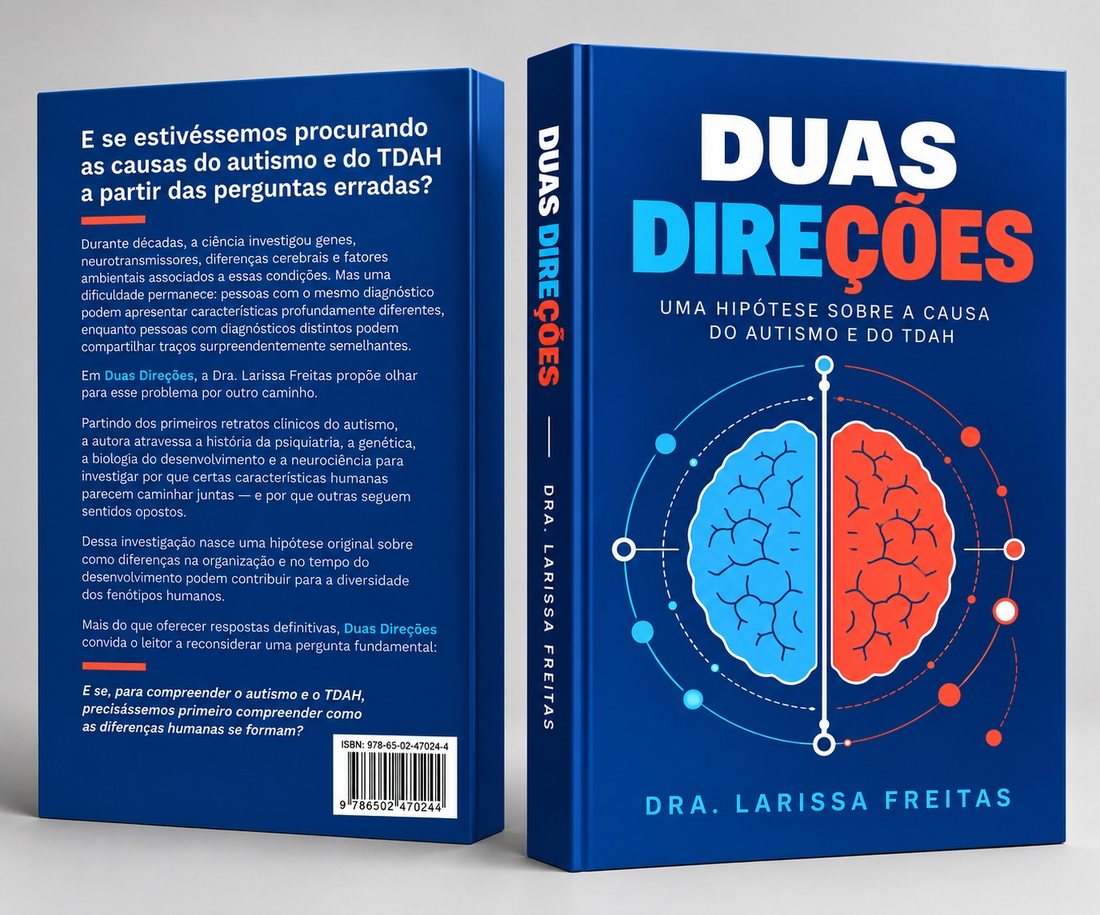 Frente e contracapa do livro Duas Direções